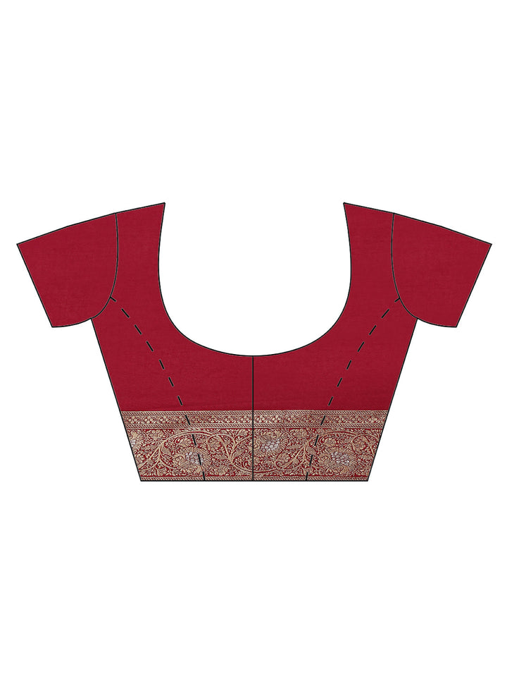 Zari Booti Handloom Woven Saree