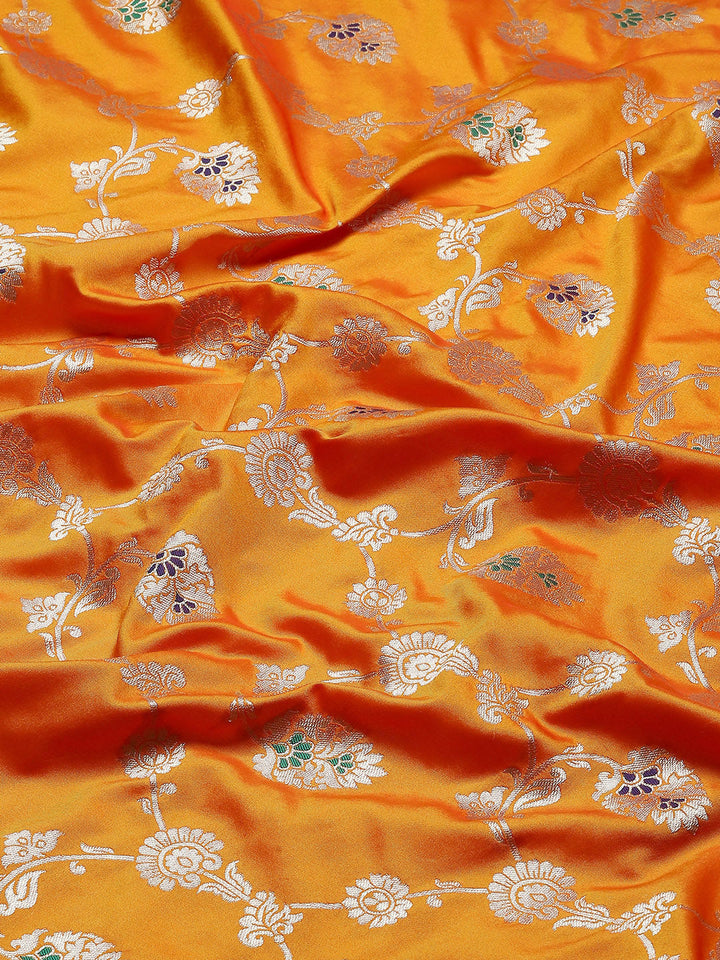 Zari Jaal Woven Art Silk Banarsi Saree