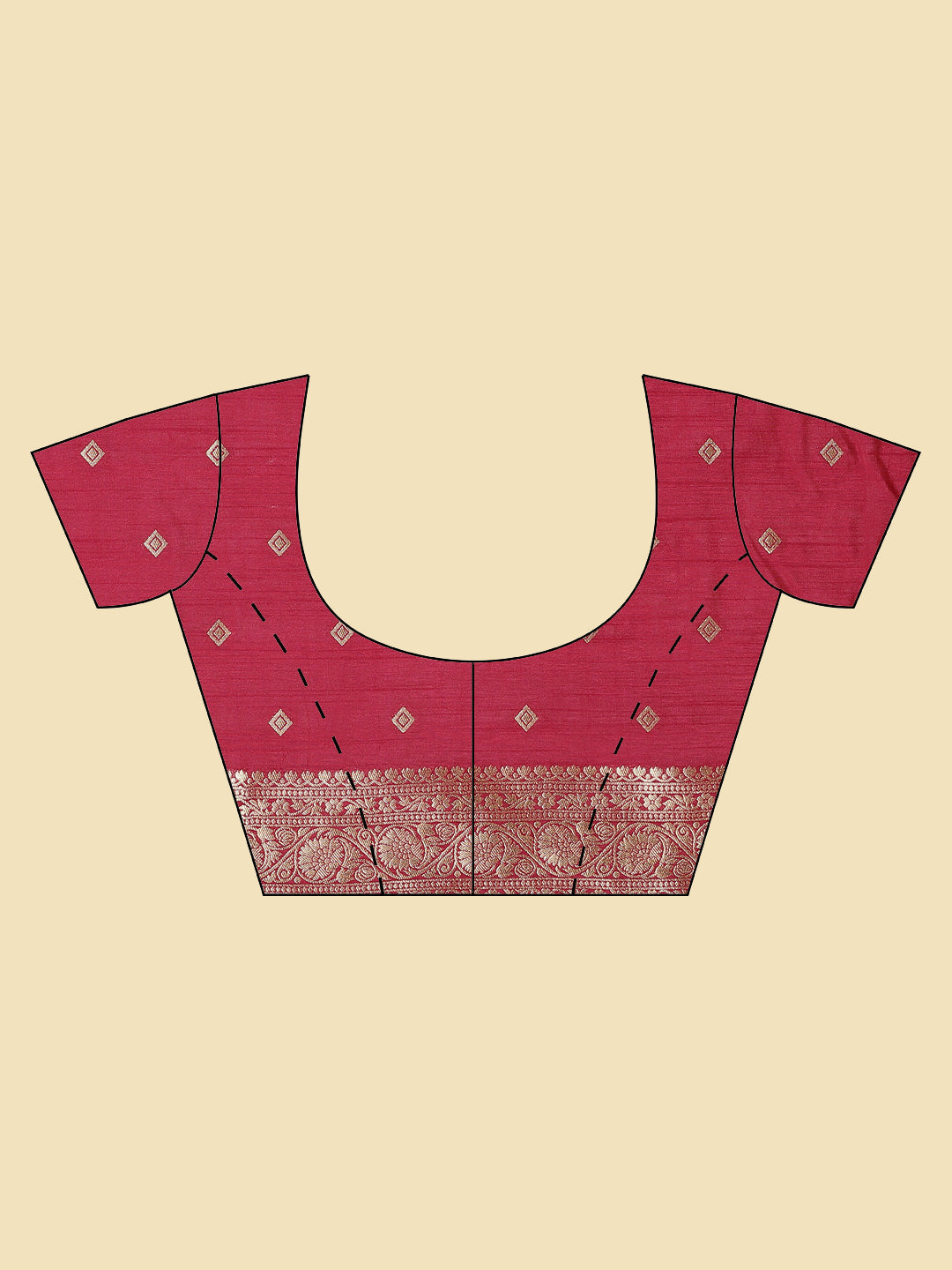 Floral Booti Handloom Woven Saree