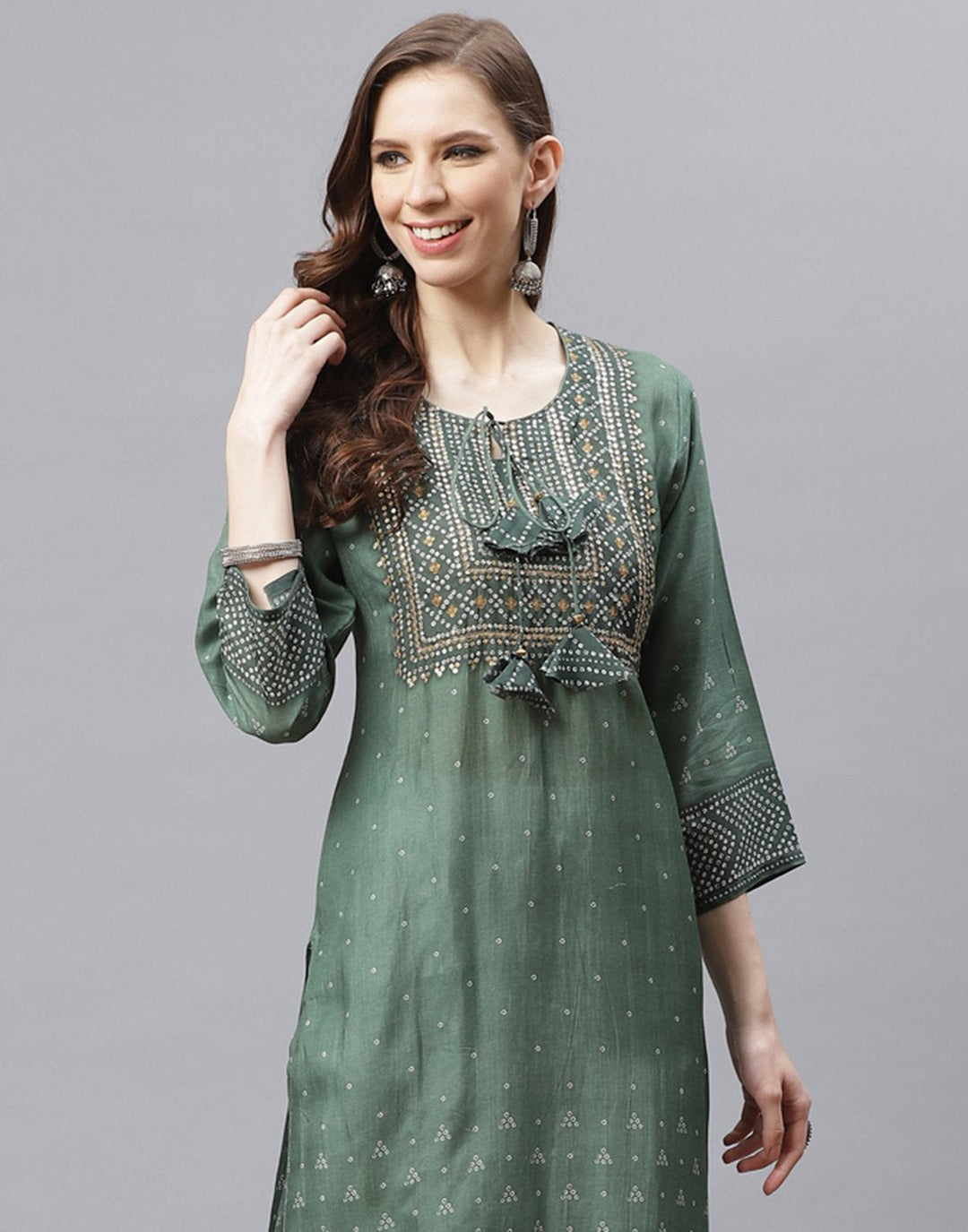 Elegant Straight Cotton Kurti