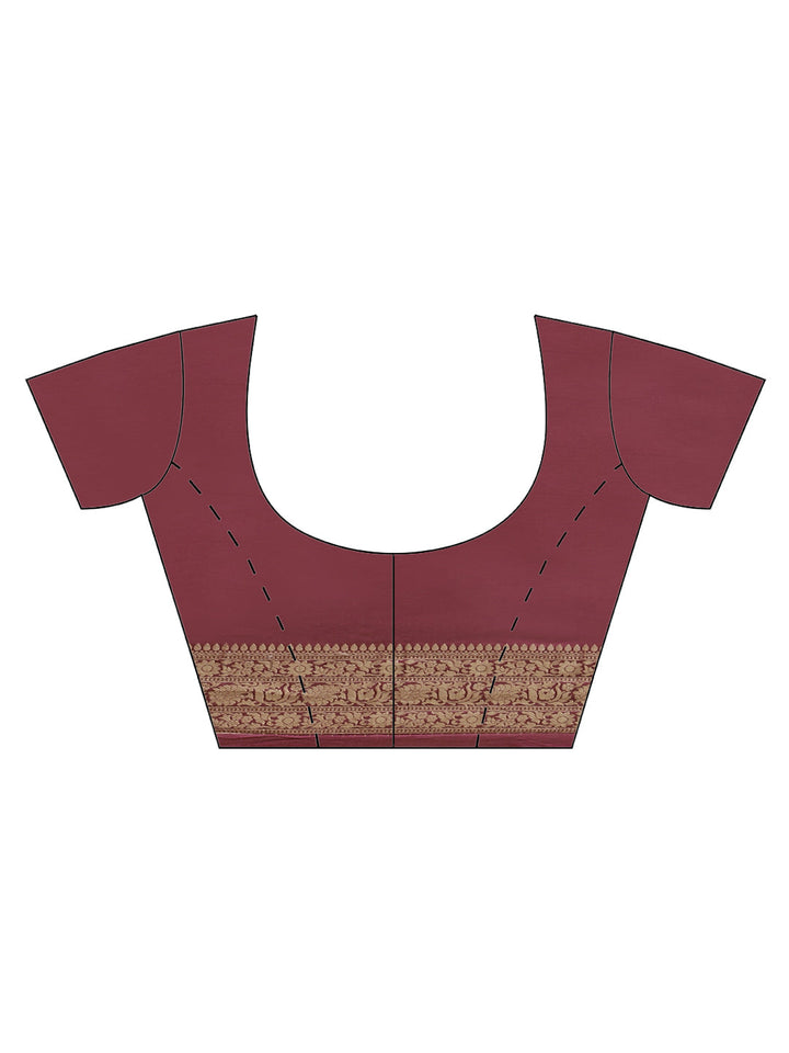 Zari Jaal Banarasi Woven Saree