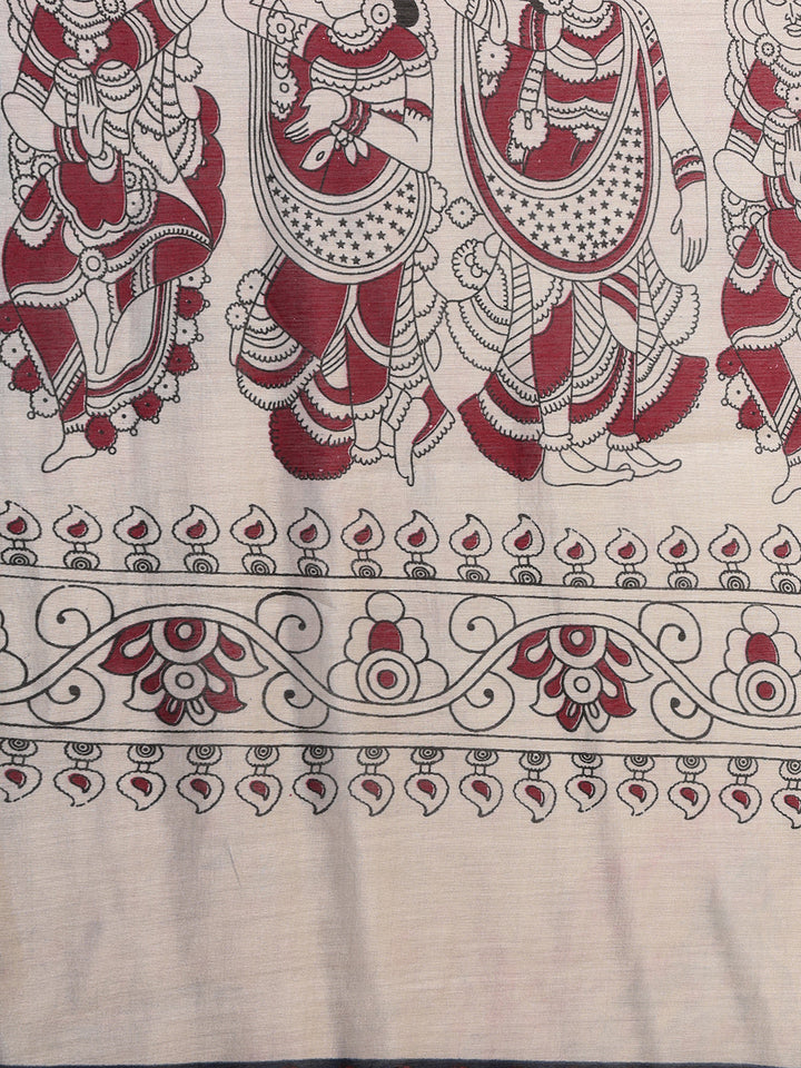 Floral Printed Art Silk Saree