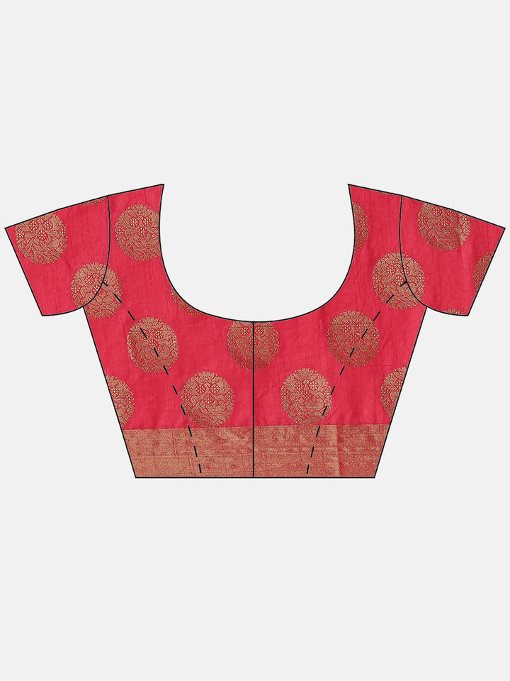 Ethnic Motifs Art Handloom Woven Saree