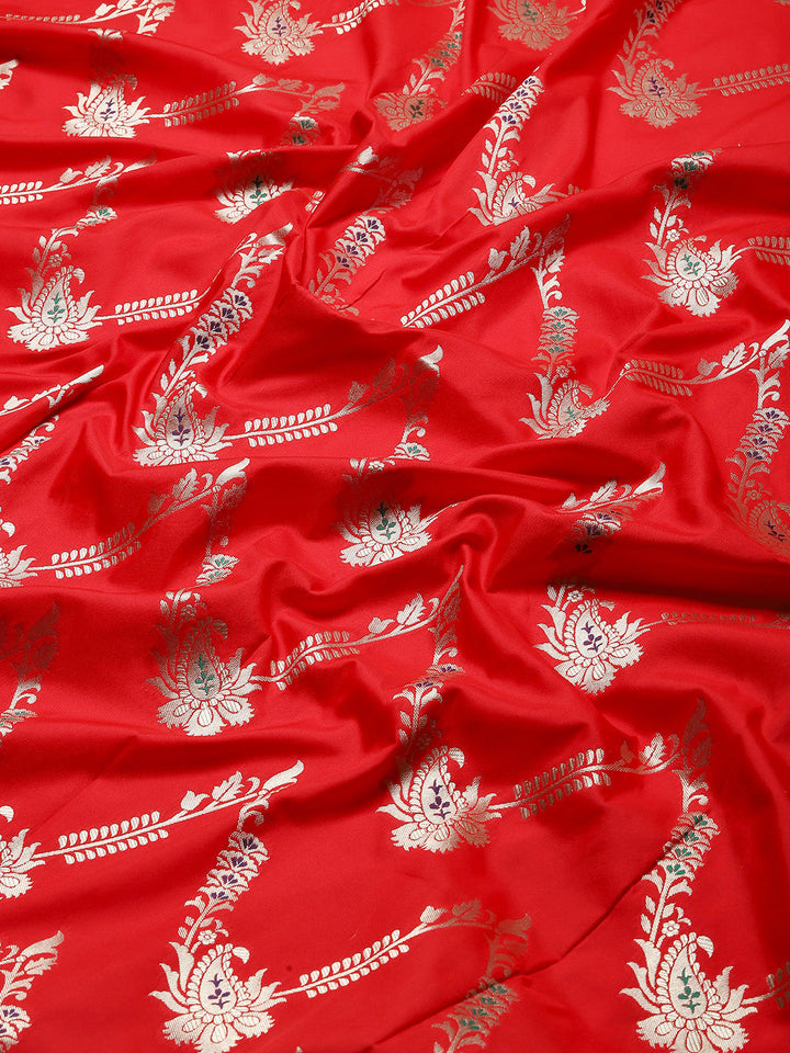 Zari Jaal Woven Art Silk Banarsi Saree