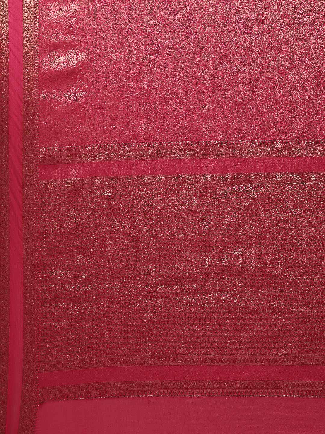 Plain Crepe Saree