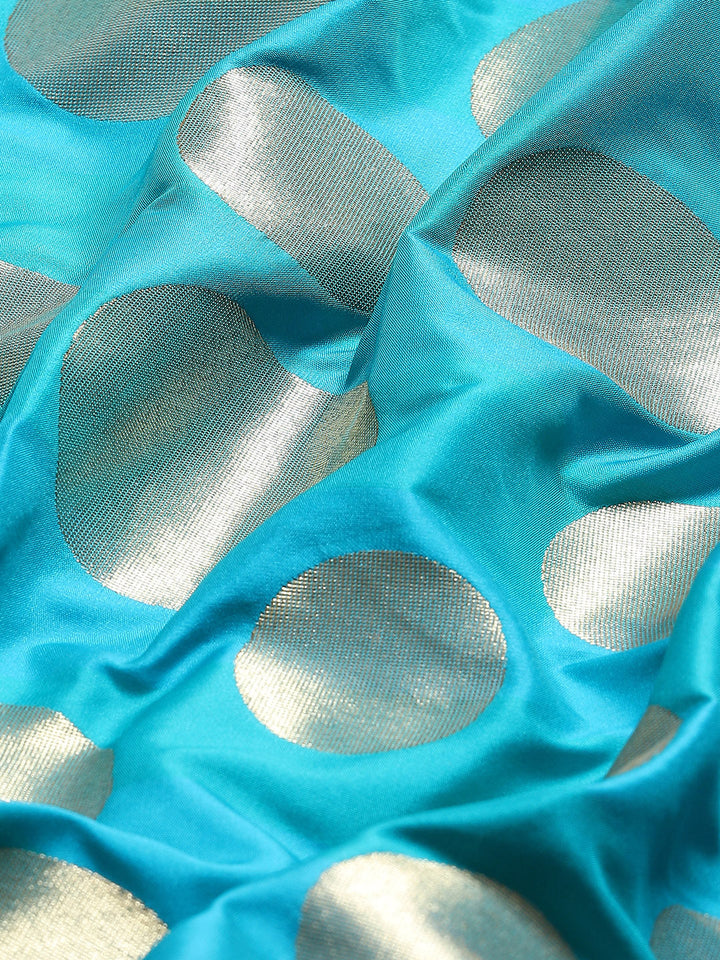 Zari Jaal Banarasi Woven Saree