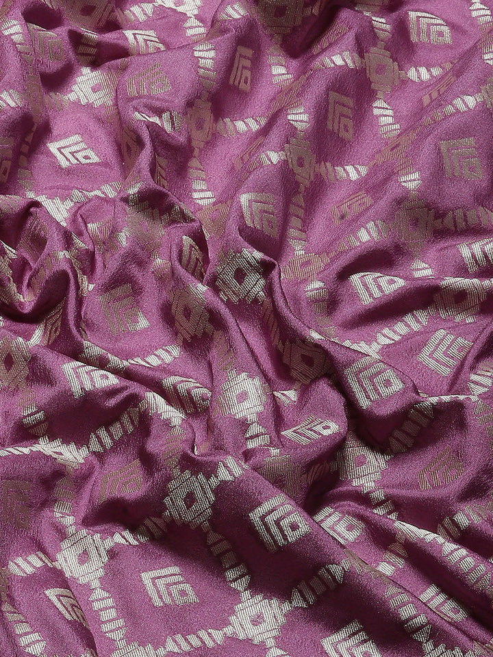 Zari Jaal Crepe Plain Saree