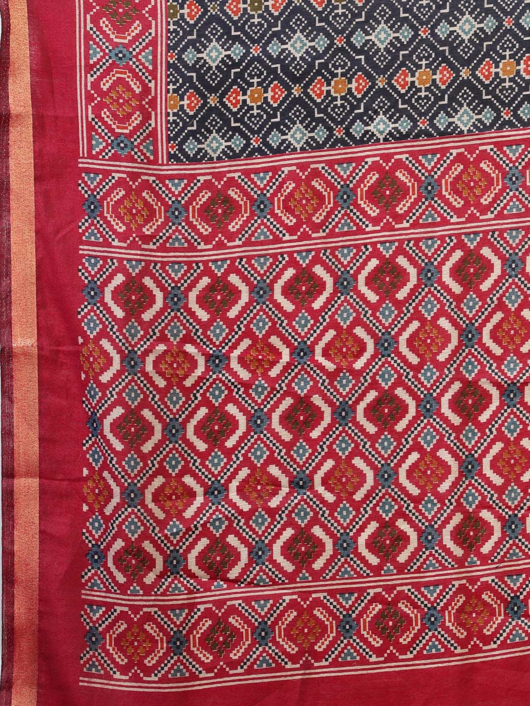 Digital Printed Art Silk Saree