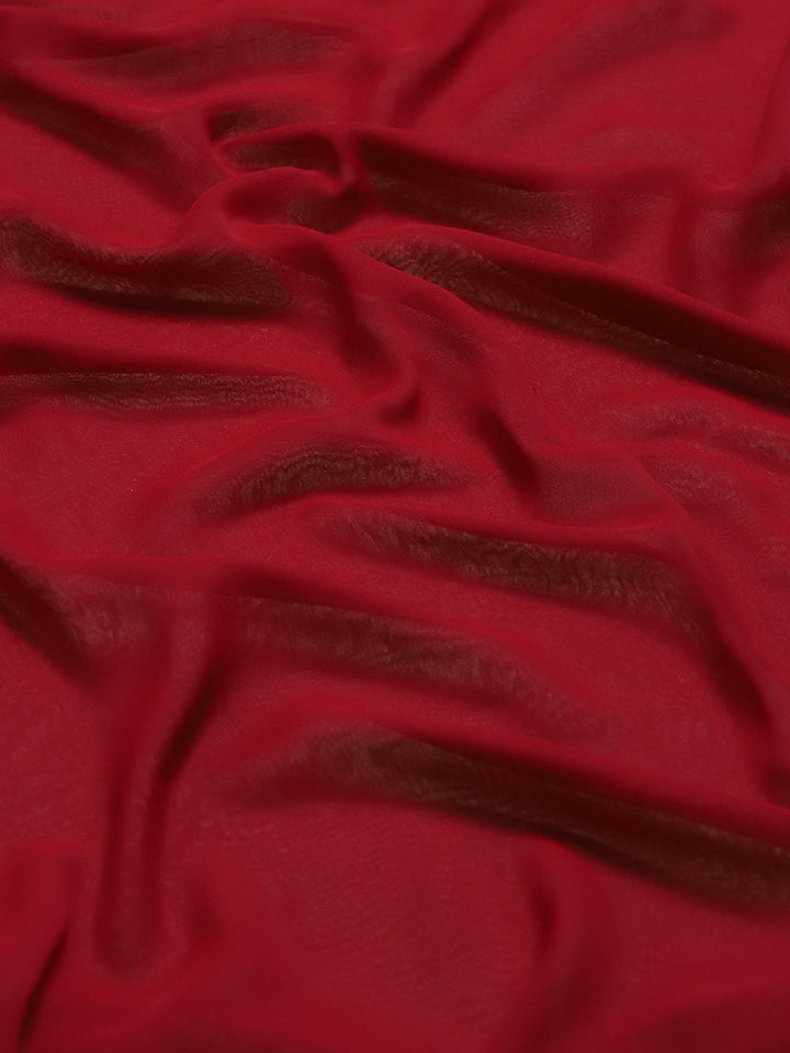 Zari Border Chiffon Woven Saree