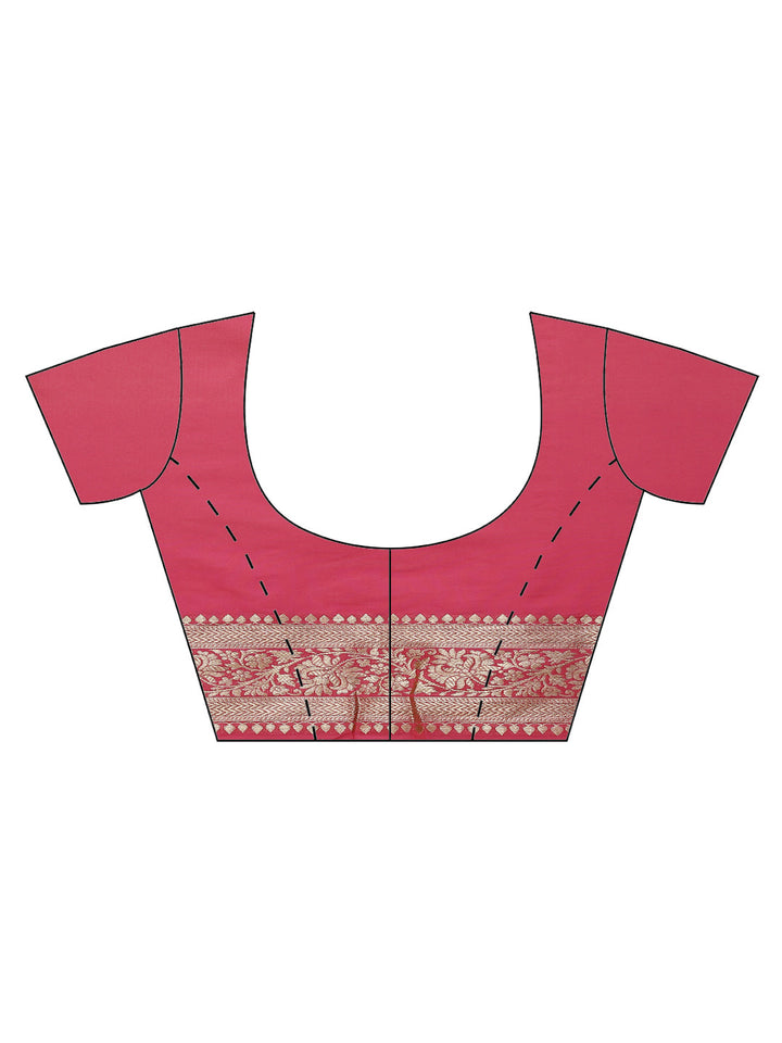 Zari Jaal Banarasi Woven Saree
