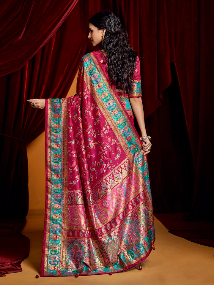 Digital Printed Art Crepe Saree