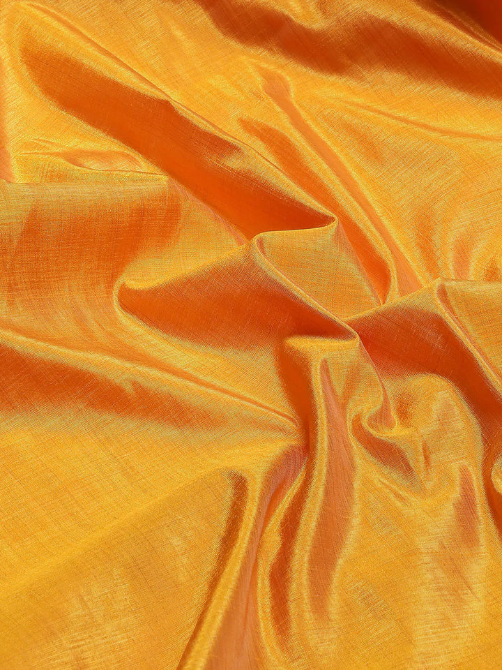 Plain Zari Border Handloom Woven Saree