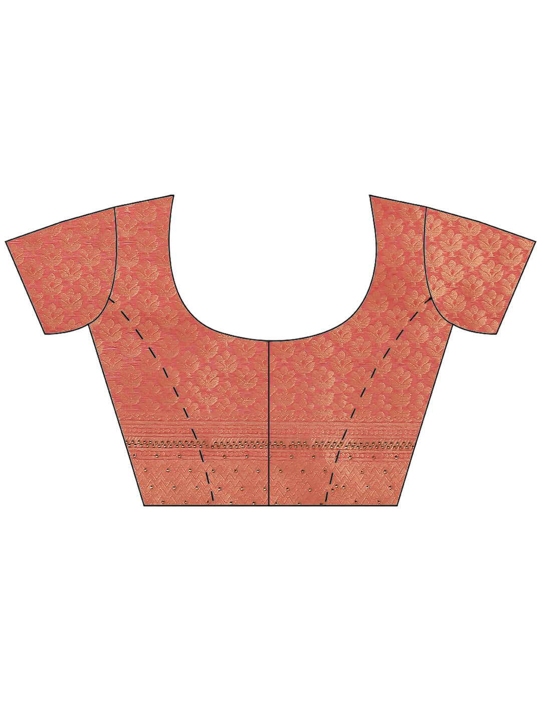 Stone Zaal Organza Woven Saree