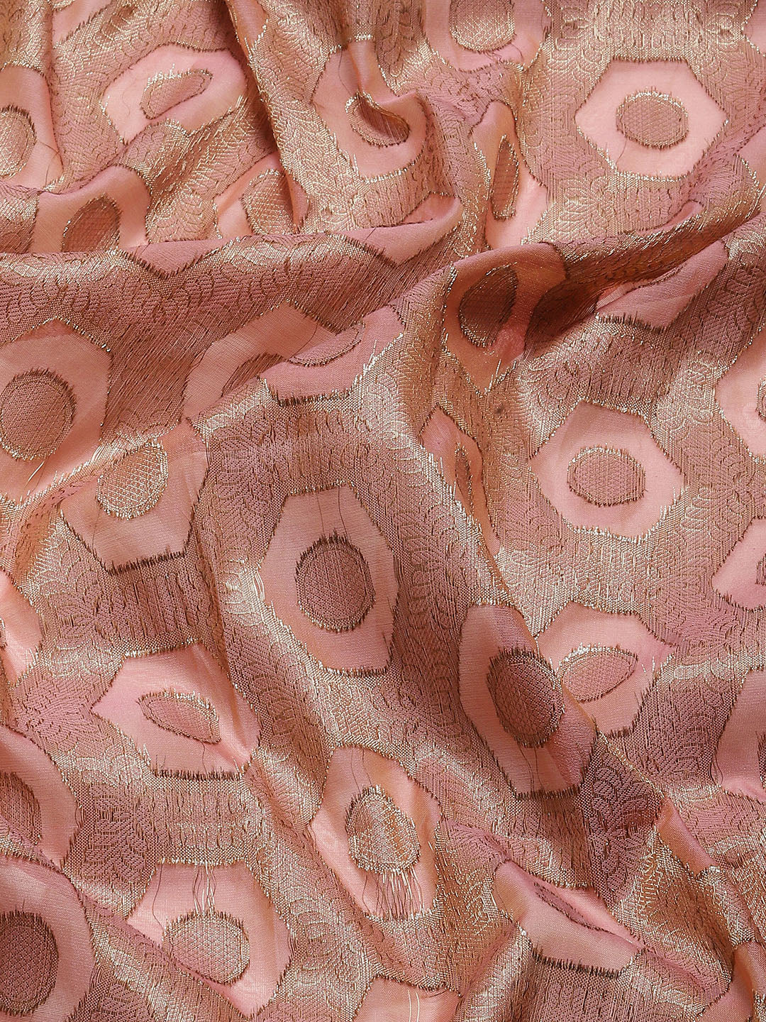 Zari Jaal Cotton Woven Saree