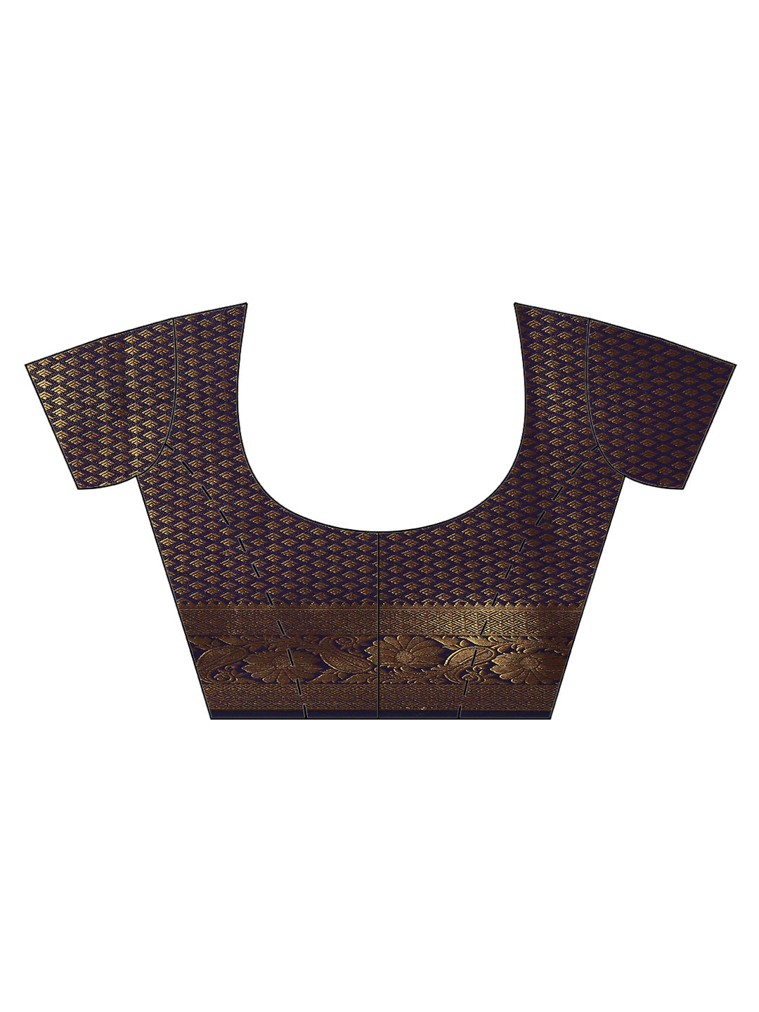 Zari Border Booti Handloom Woven Saree