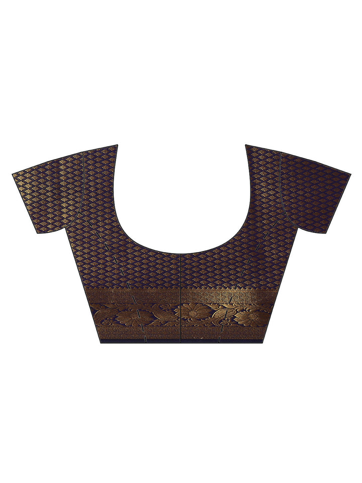Zari Border Booti Handloom Woven Saree