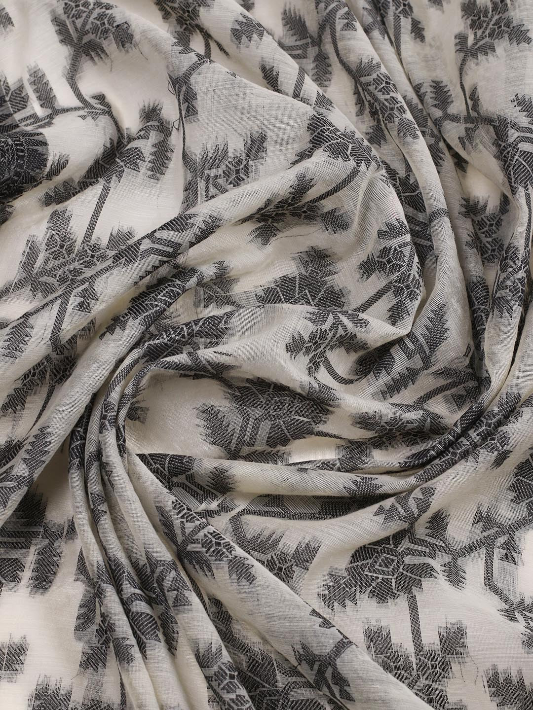 Resham Woven Design Cotton Saree