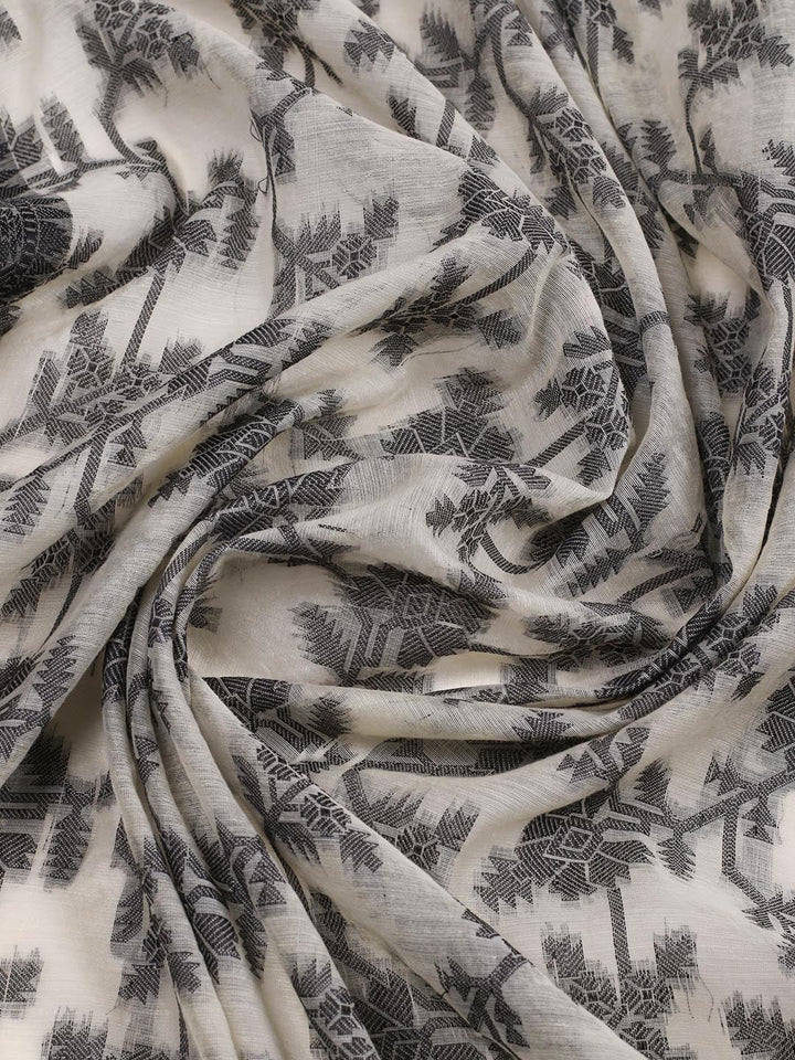 Resham Woven Design Cotton Saree