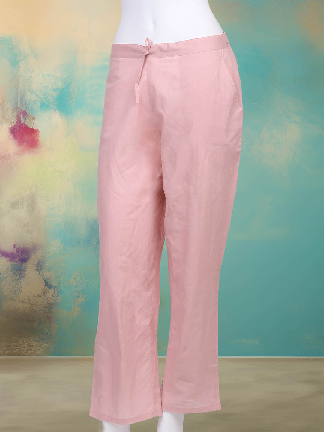 Embroidered Chanderi Kurta With Pant &amp; Dupatta