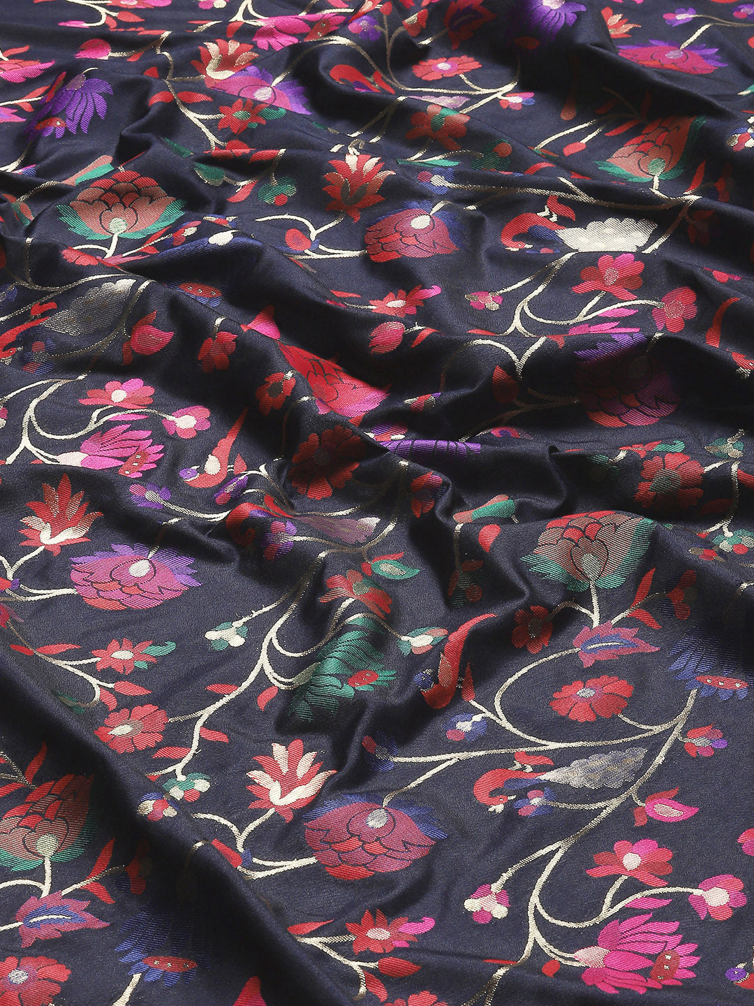 Zari Jaal Woven Handloom Saree