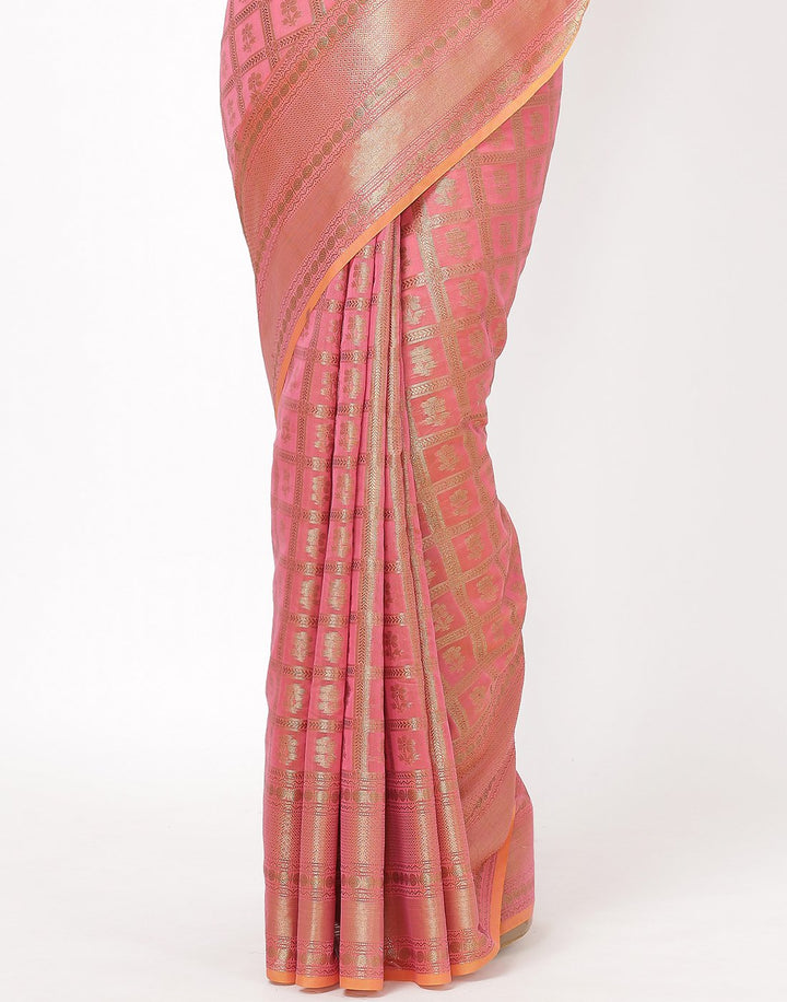 MBZ Meena Bazaar-Cotton Woven Saree