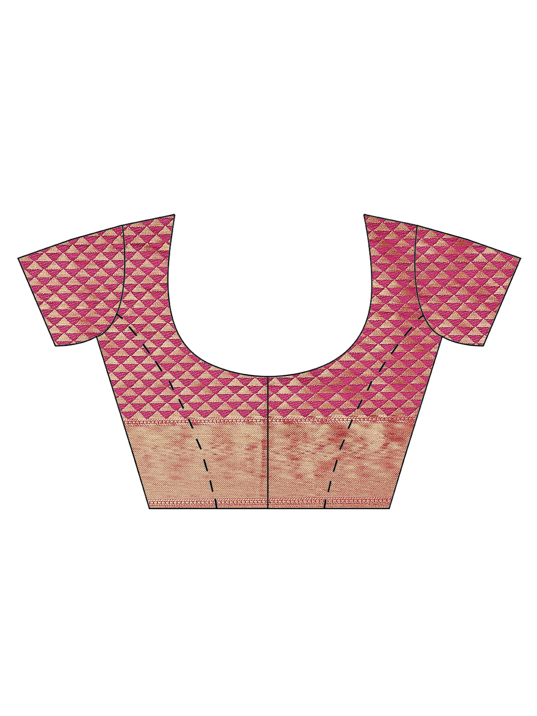Plain Zari Border Art Handloom Woven Saree