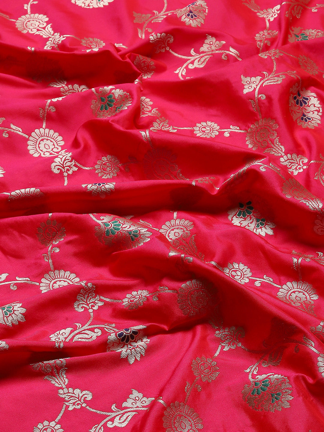 Zari Jaal Woven Art Silk Banarsi Saree