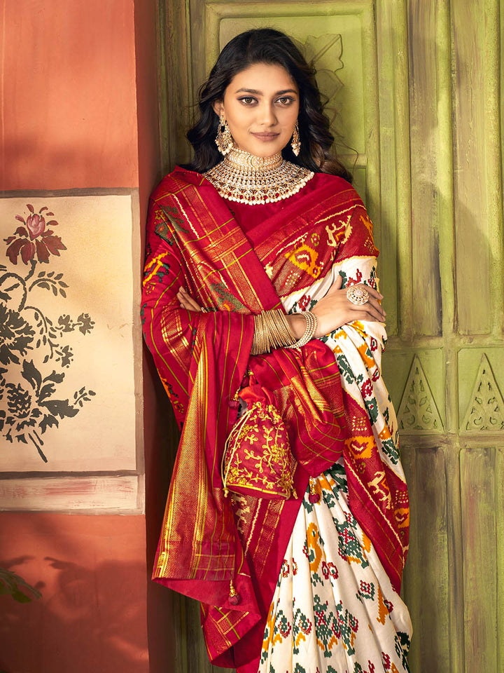 Printed Art Silk Saree