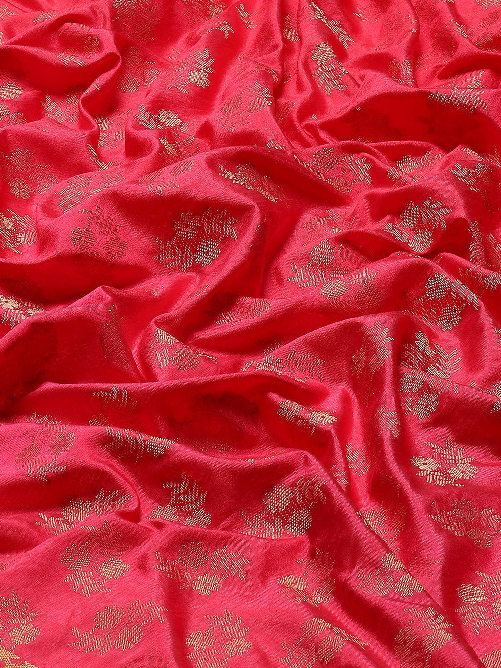 Zari Border Booti Woven Handloom Saree