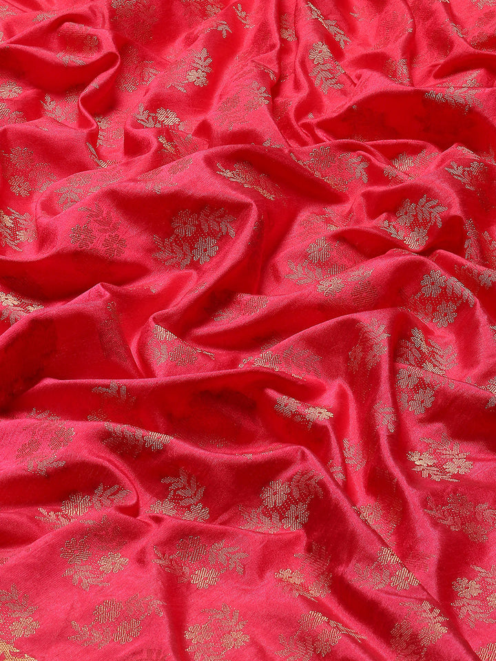 Zari Border Booti Woven Handloom Saree