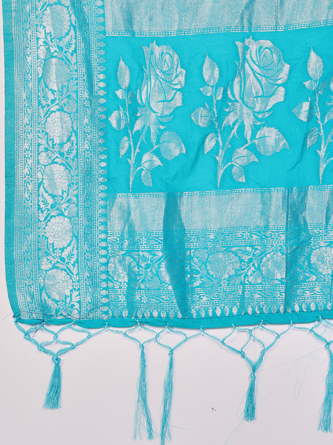 Zaari Jaal Crepe Saree