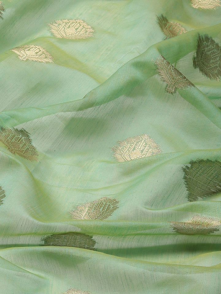 Zari Jaal Woven Cotton Saree