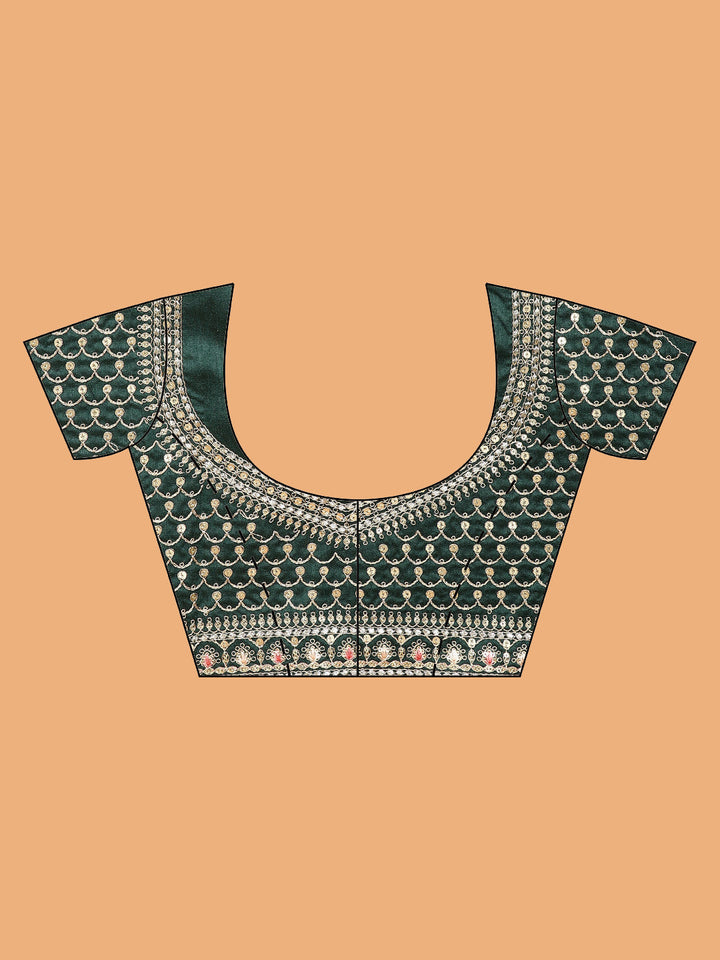 Stone Work Art Chiffon Saree