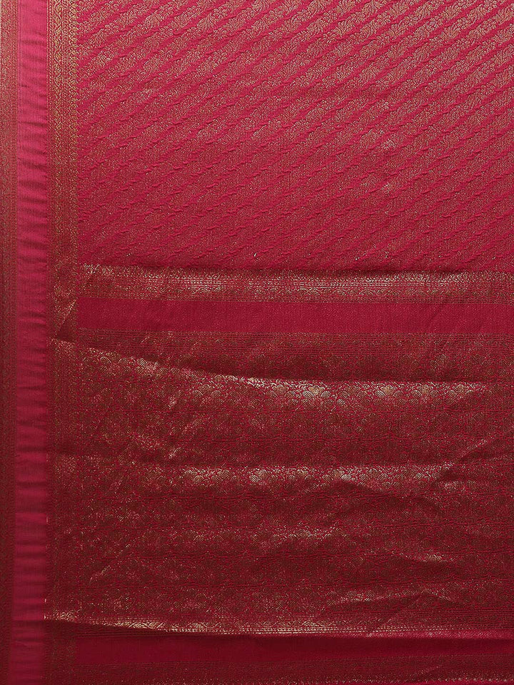 Plain Crepe Saree