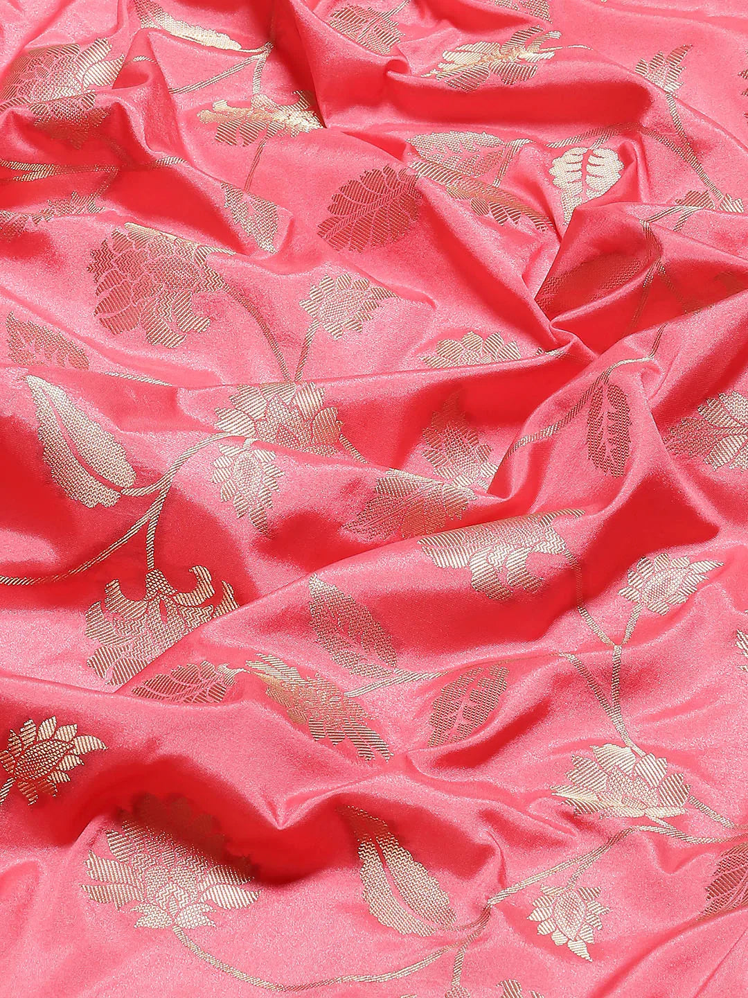 Floral Zari Jaal Handloom Woven Saree