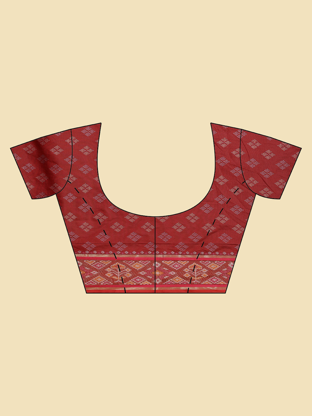 Zari Jaal Handloom Woven Saree