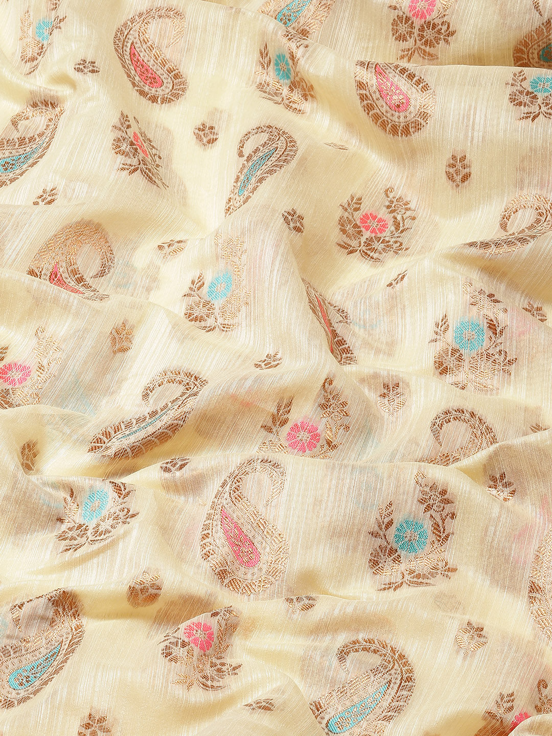 Parsley Woven Cotton Saree