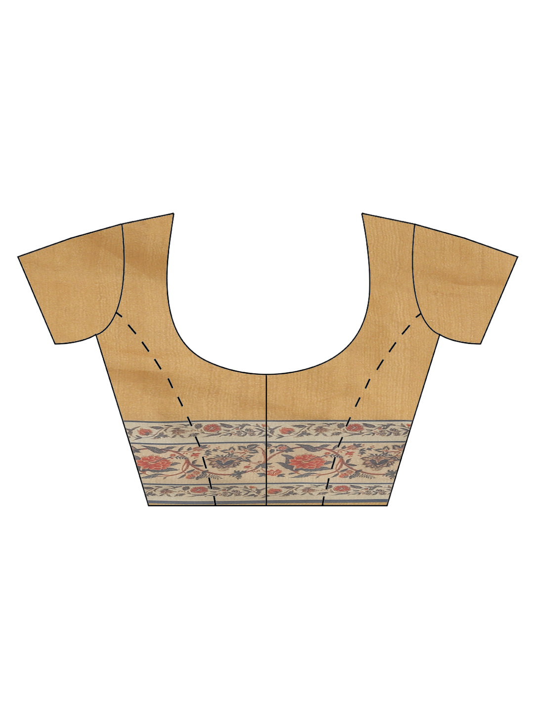 Printed Tussar Saree