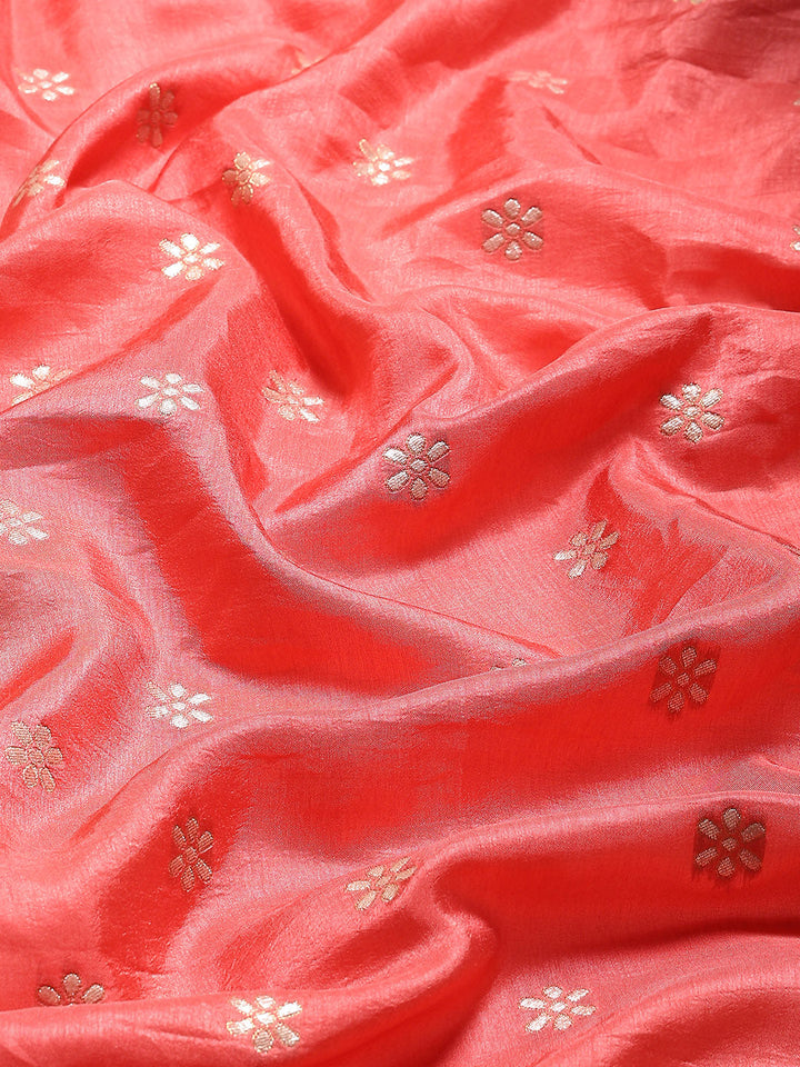 Zari Booti Woven Handloom Saree