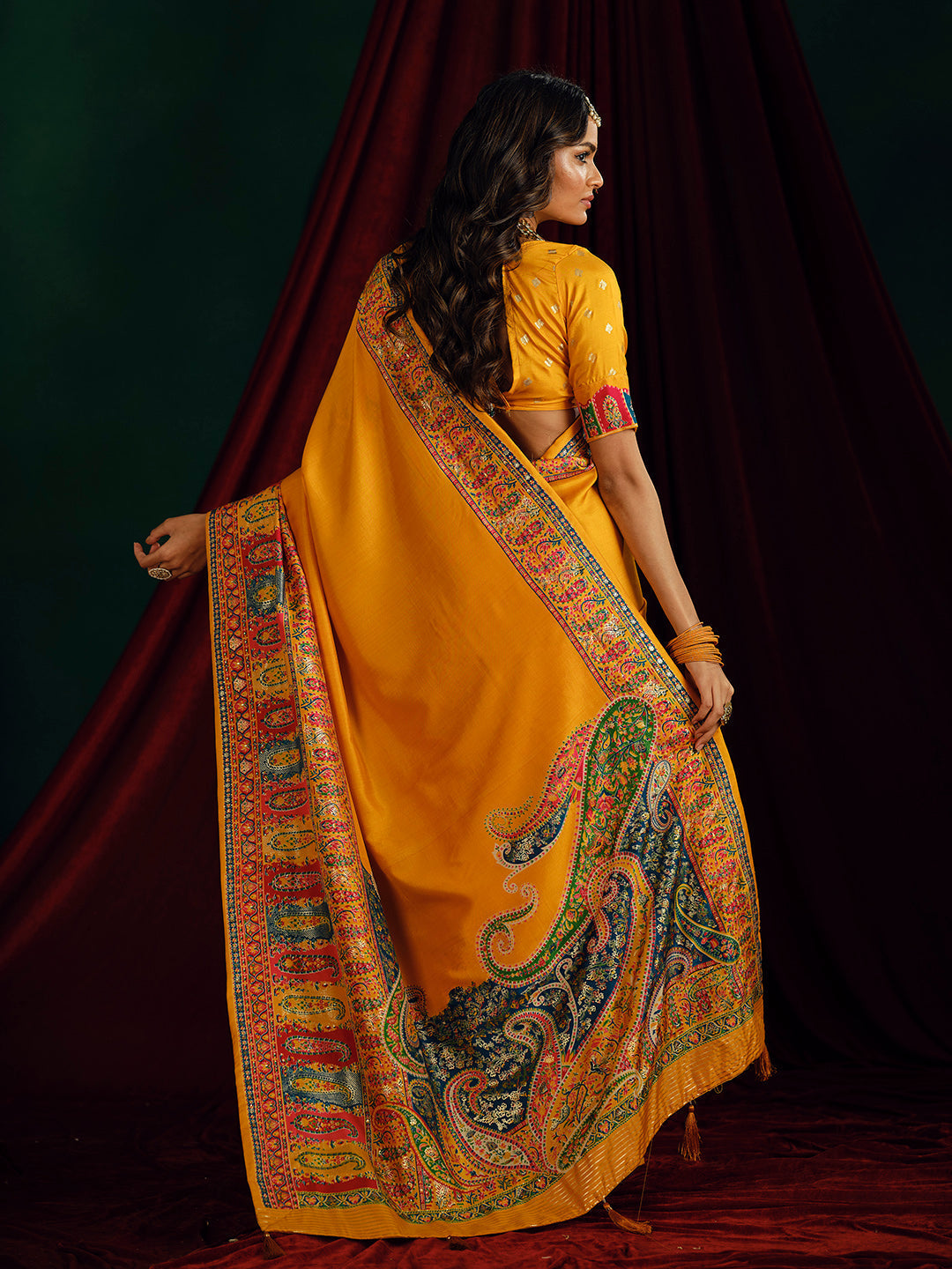 Printed Art Silk Saree