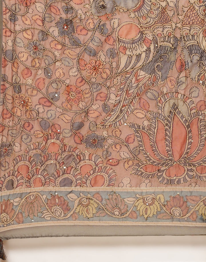 Embroidered Chanderi Suit Piece