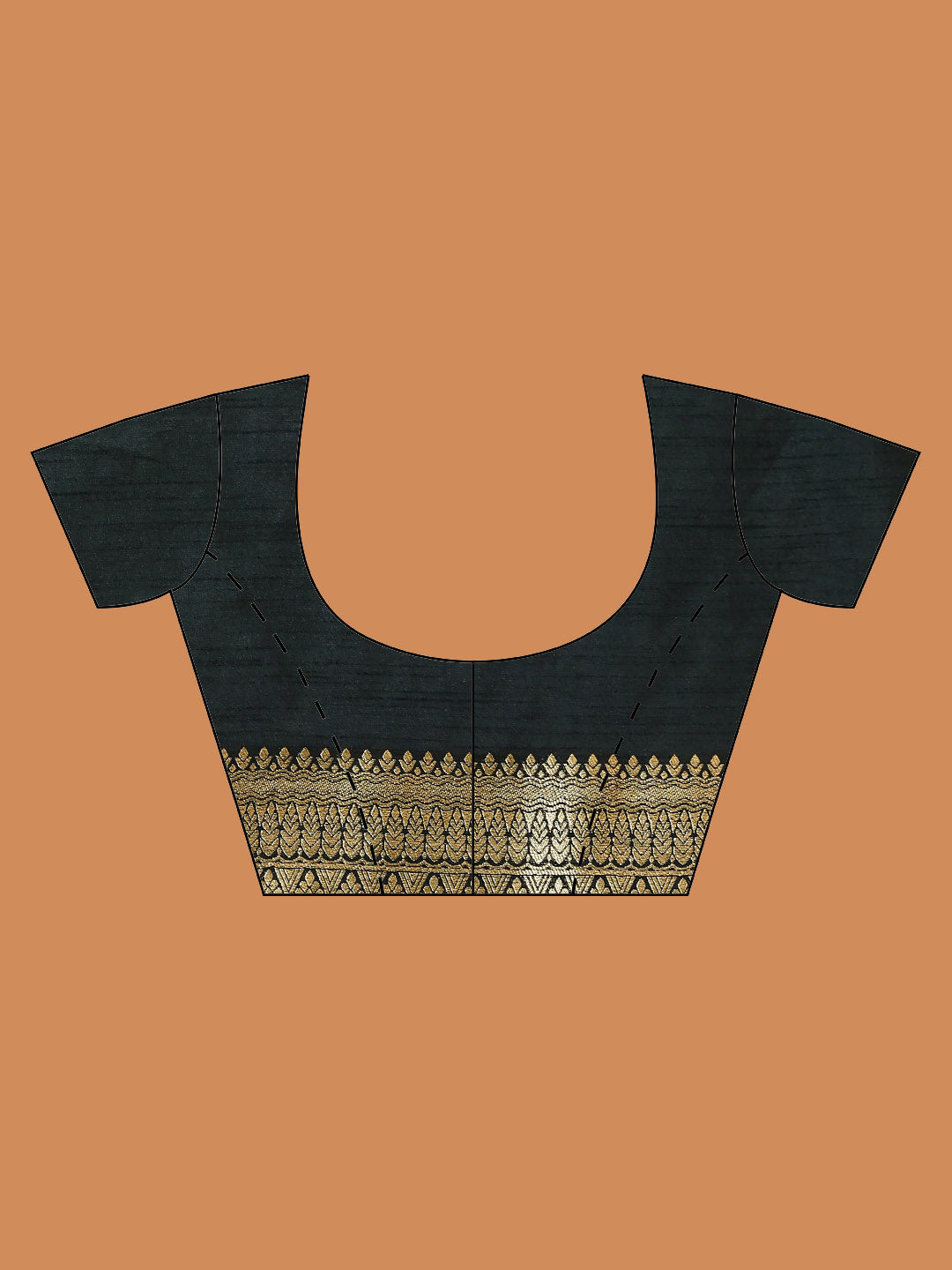 Zari Border Booti Handloom Woven Saree