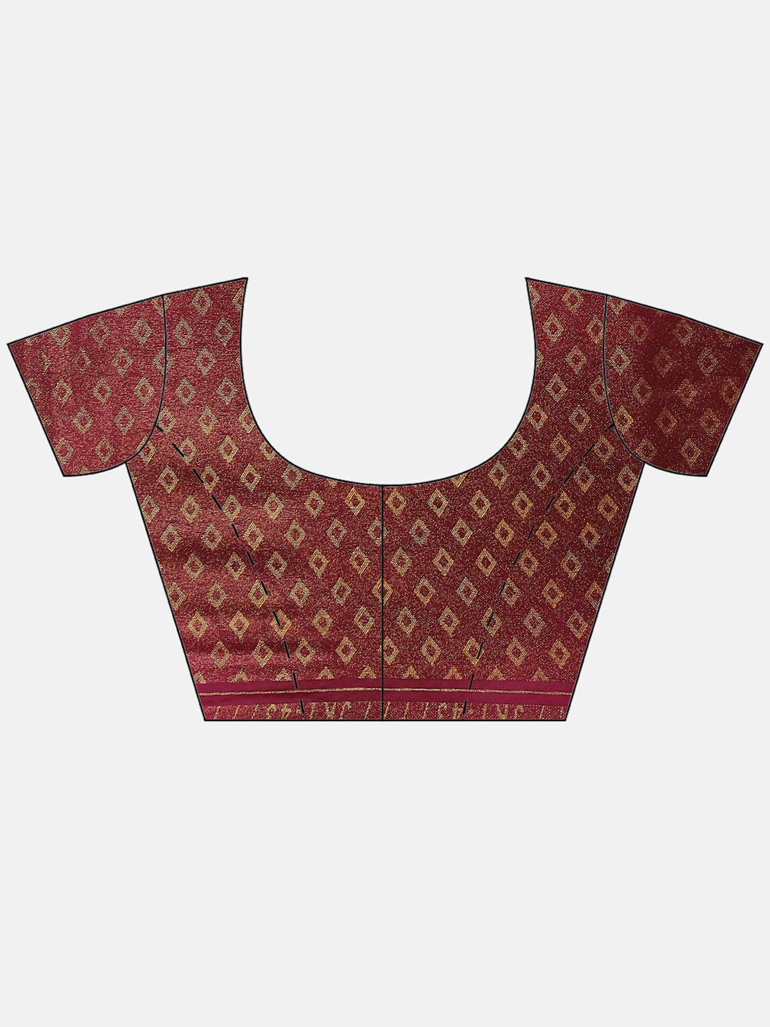 rocade Zari Jaal Art Handloom Woven Saree