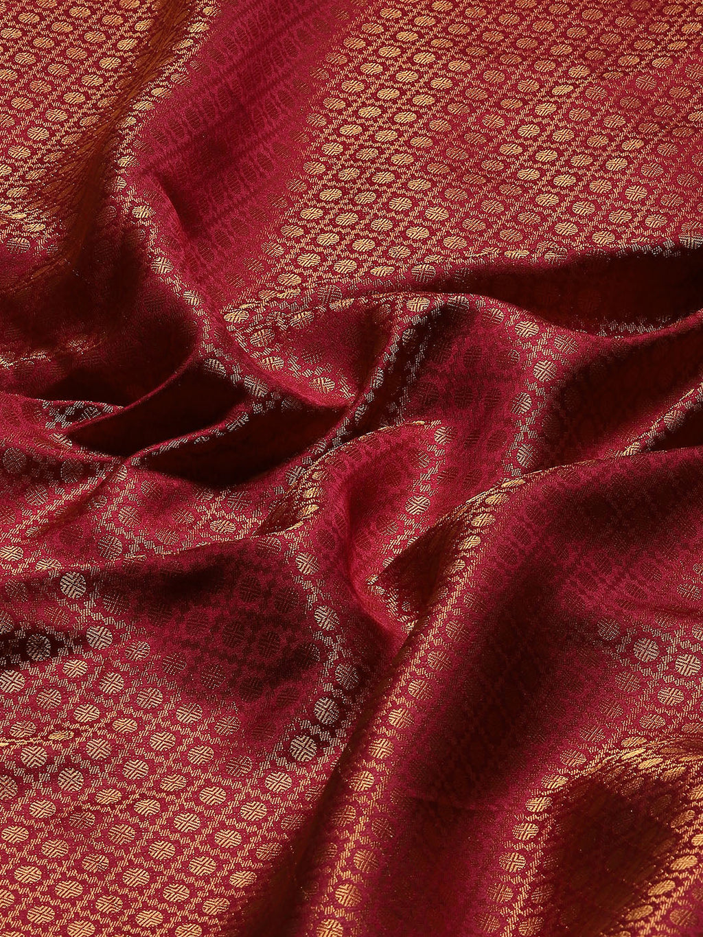Zari Jaal Woven Handloom Saree