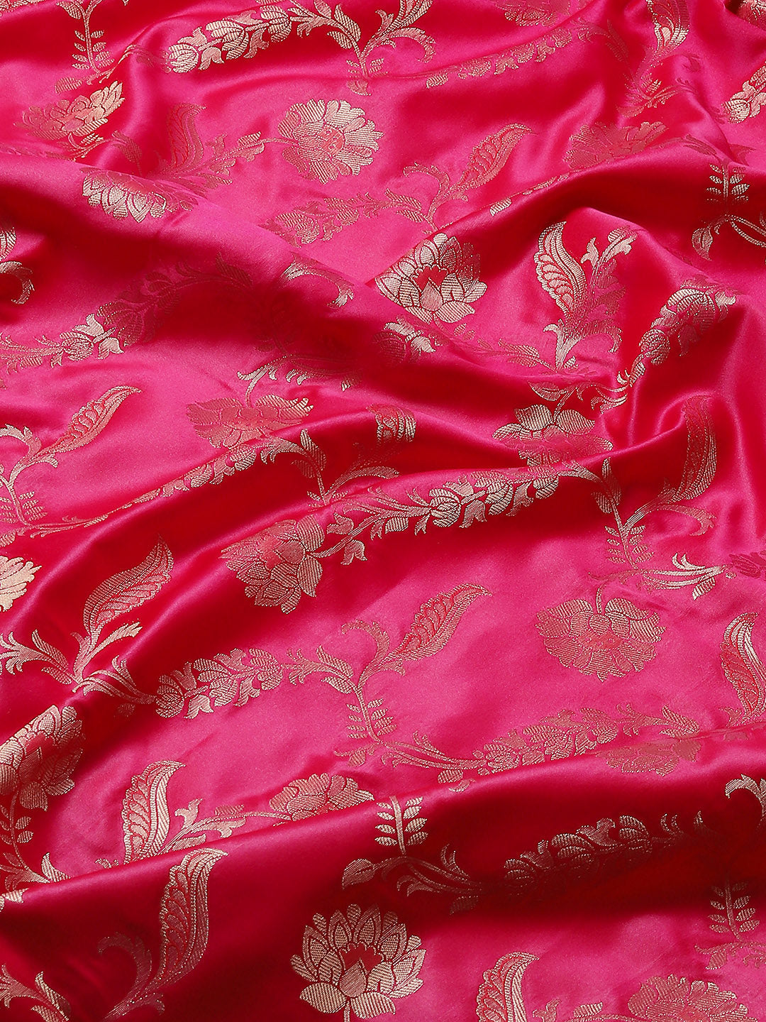 Zari Jaal Woven Satin Saree