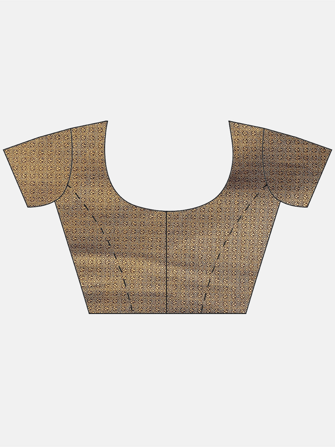 Brocade Zari Booti Art Handloom Woven Saree
