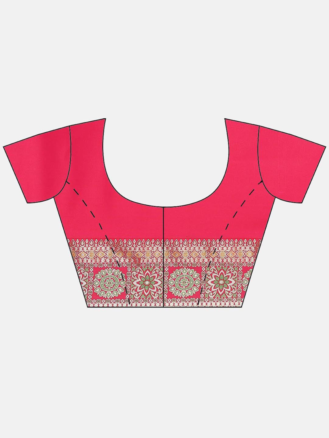 Art Handloom Saree with Zari Border Booti