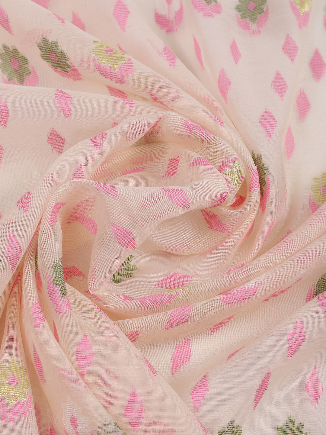 Resham Woven Design Cotton Saree