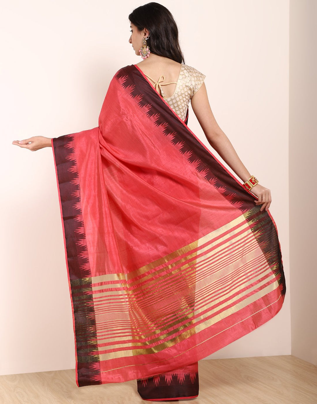 Mustard Art Handloom Saree