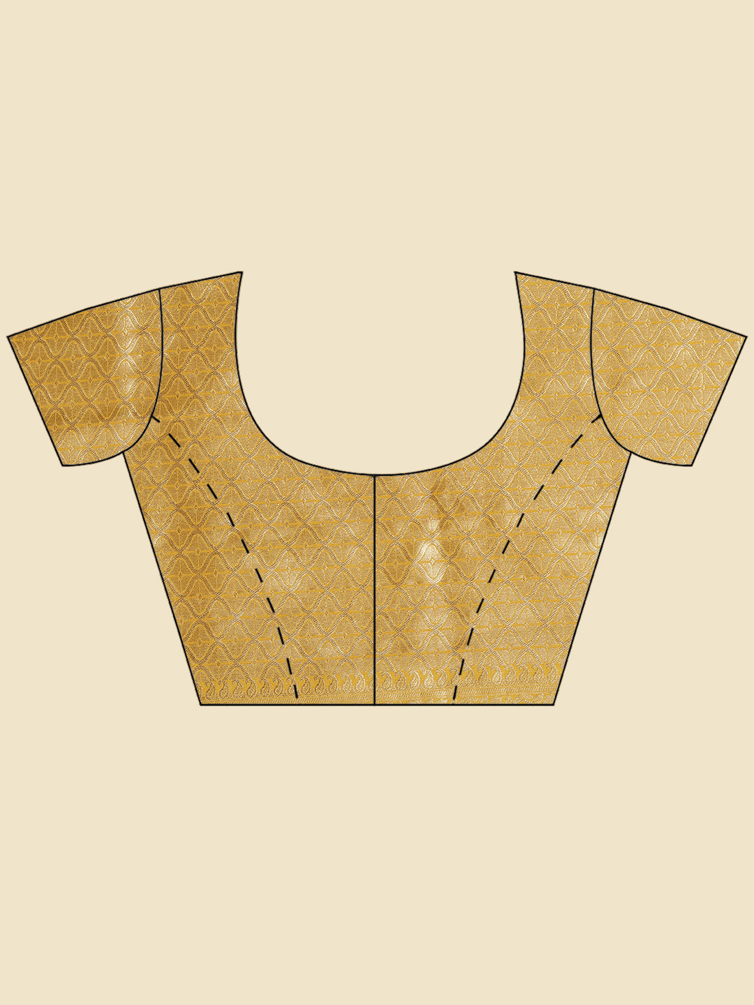 Plain Zari Border Georgette Saree